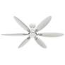 1_60" Casablanca Azalea ENERGY STAR Fresh White Damp Rated Ceiling Fan