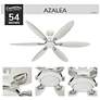 3_60" Casablanca Azalea ENERGY STAR Fresh White Damp Rated Ceiling Fan more views