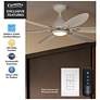4_60" Casablanca Azalea ENERGY STAR Fresh White Damp Rated Ceiling Fan more views
