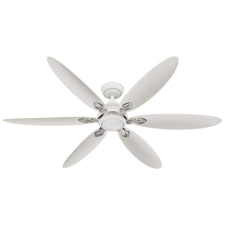 Image 6 60" Casablanca Azalea ENERGY STAR Fresh White Damp Rated Ceiling Fan more views