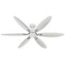 6_60" Casablanca Azalea ENERGY STAR Fresh White Damp Rated Ceiling Fan more views