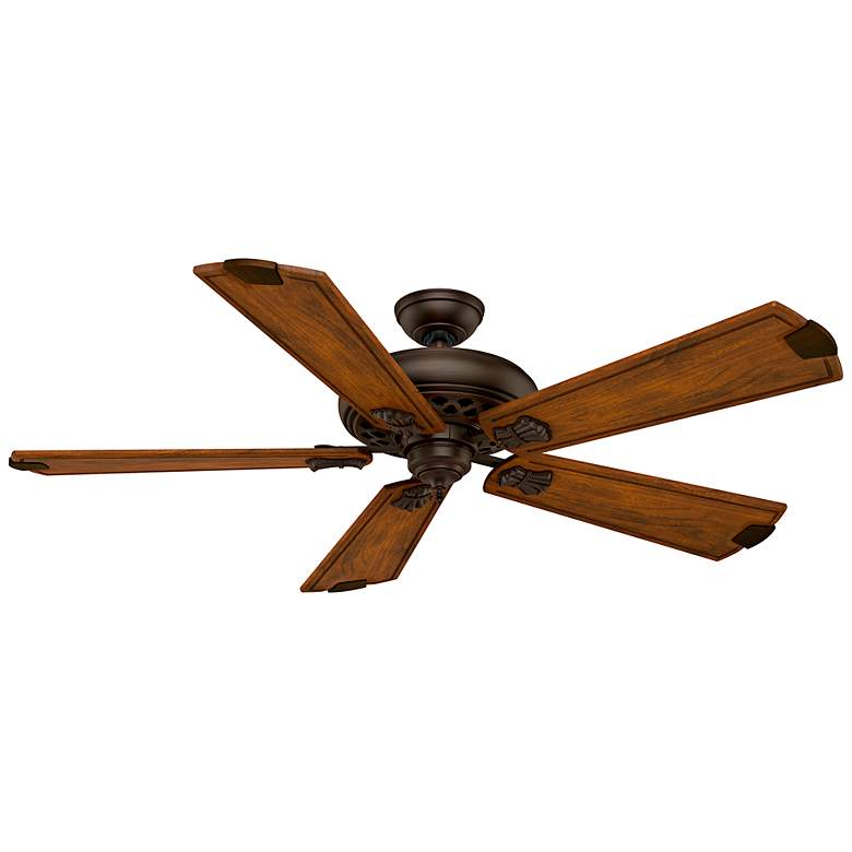 Image 2 60" Casablanca Fellini Brushed Cocoa Ceiling Fan and Wall Control