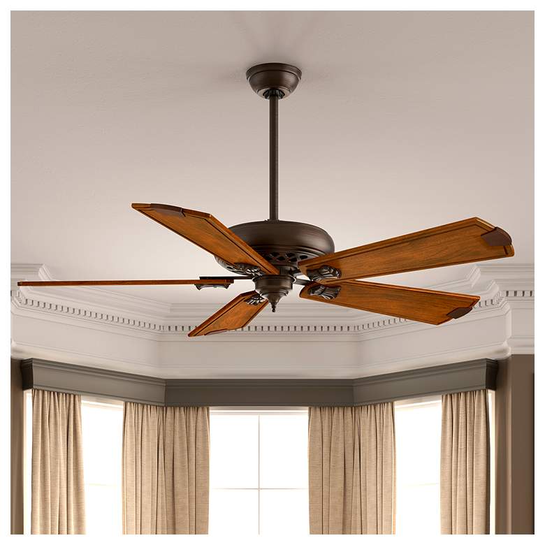 Image 1 60" Casablanca Fellini Brushed Cocoa Ceiling Fan and Wall Control
