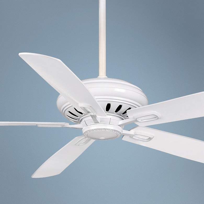 Image 1 60 inch Casablanca IT3 Control Holliston White Ceiling Fan
