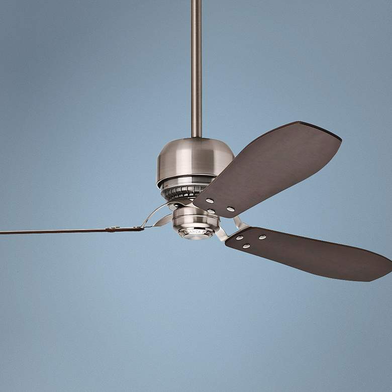 Image 1 60" Casablanca Tribeca Brushed Nickel Ceiling Fan with Wall Control