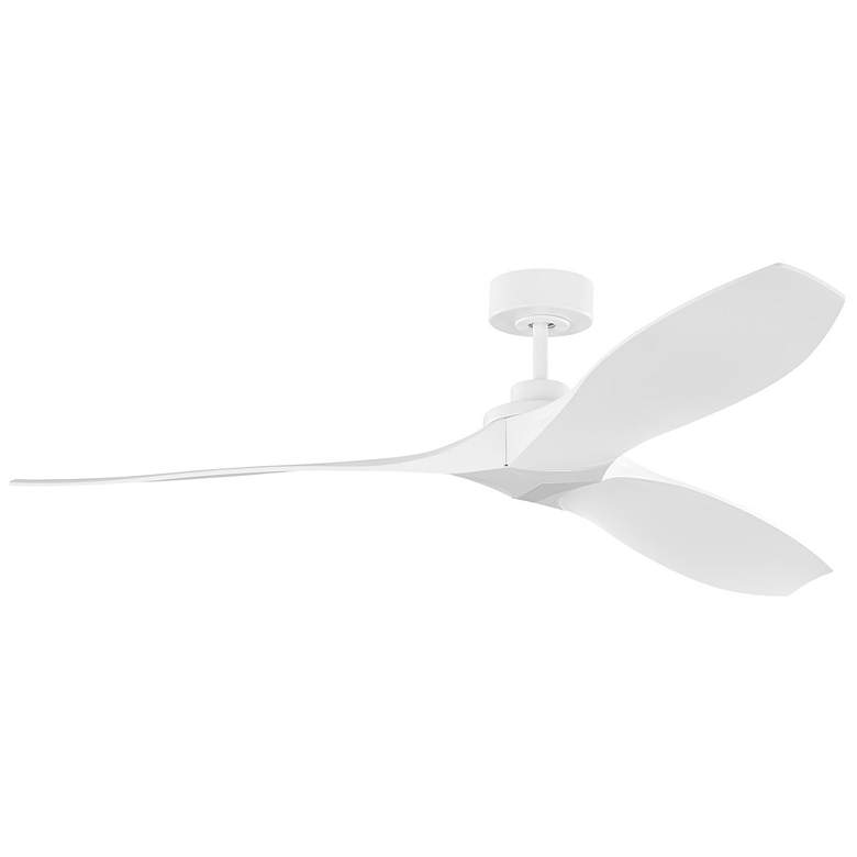 Image 1 60" Collins Matte White Smart Ceiling Fan