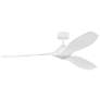 1_60" Collins Matte White Smart Ceiling Fan