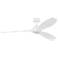 60" Collins Matte White Smart Ceiling Fan