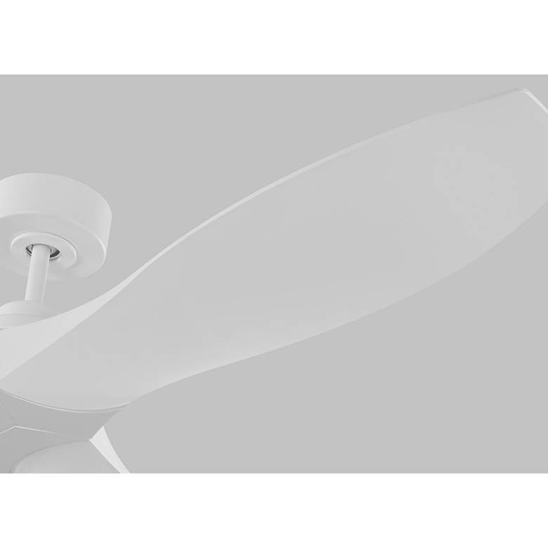 Image 3 60" Collins Matte White Smart Ceiling Fan more views