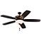 60" Colony Super Max Plus Roman Bronze LED Damp Ceiling Fan