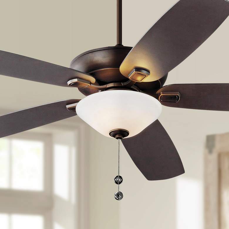 Image 1 60" Colony Super Max Plus Roman Bronze LED Damp Ceiling Fan