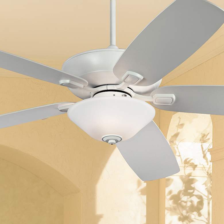 Image 1 60 inch Colony Super Max Plus White Damp Ceiling Fan