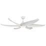 1_60" Coronado Matte White LED Smart Ceiling Fan
