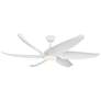 2_60" Coronado Matte White LED Smart Ceiling Fan more views