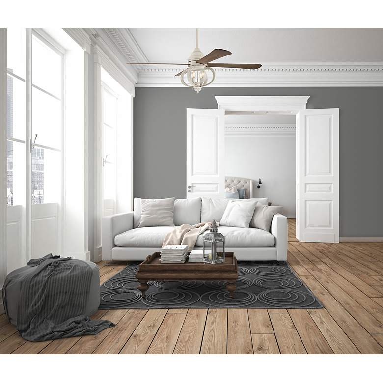 Image 5 60" Craftmade Augusta LED Ceiling Fan in Cottage White with Remote more views