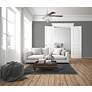 5_60" Craftmade Augusta LED Ceiling Fan in Cottage White with Remote more views