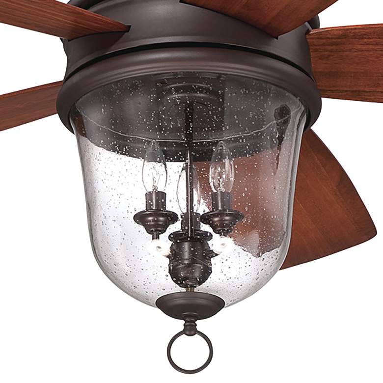 Image 4 60" Craftmade Fredericksburg Bronze Gilded Ceiling Fan with Remote more views