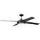 60" Craftmade Moderne Espresso LED Ceiling Fan with Remote