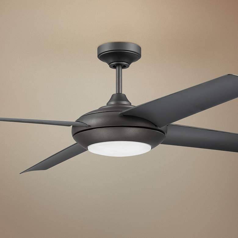Image 1 60 inch Craftmade Moderne Espresso LED Ceiling Fan with Remote