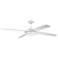 60" Craftmade Moderne White LED Ceiling Fan with Remote