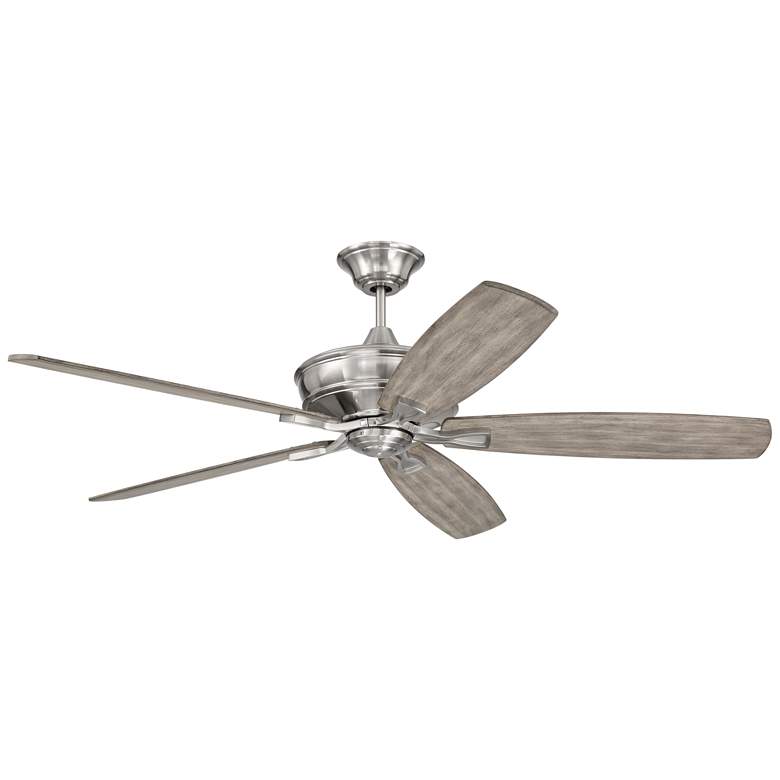 Image 1 60" Craftmade Santori Brushed Nickel Indoor Ceiling Fan with Remote