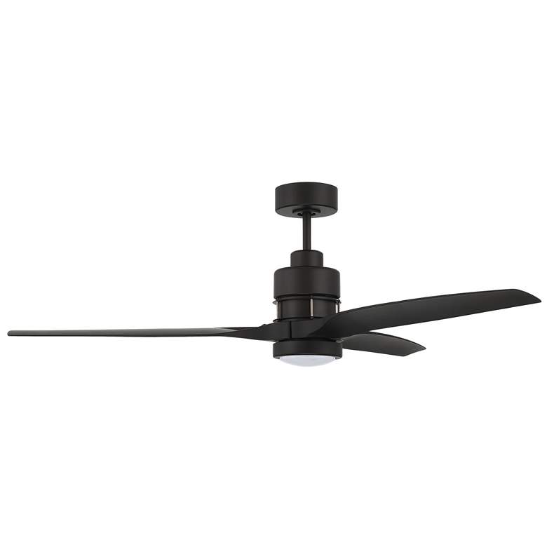 Image 1 60 inch Craftmade Sonnet Flat Black Smart Indoor LED Ceiling Fan