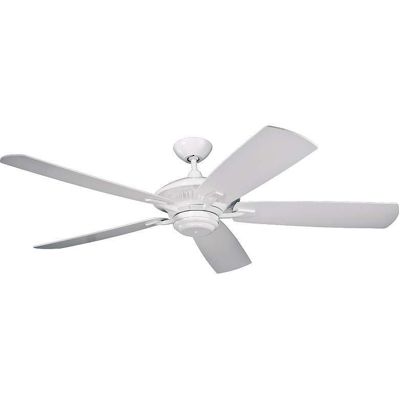 Image 2 60" Cyclone White Wet Rated Outdoor Ceiling Fan