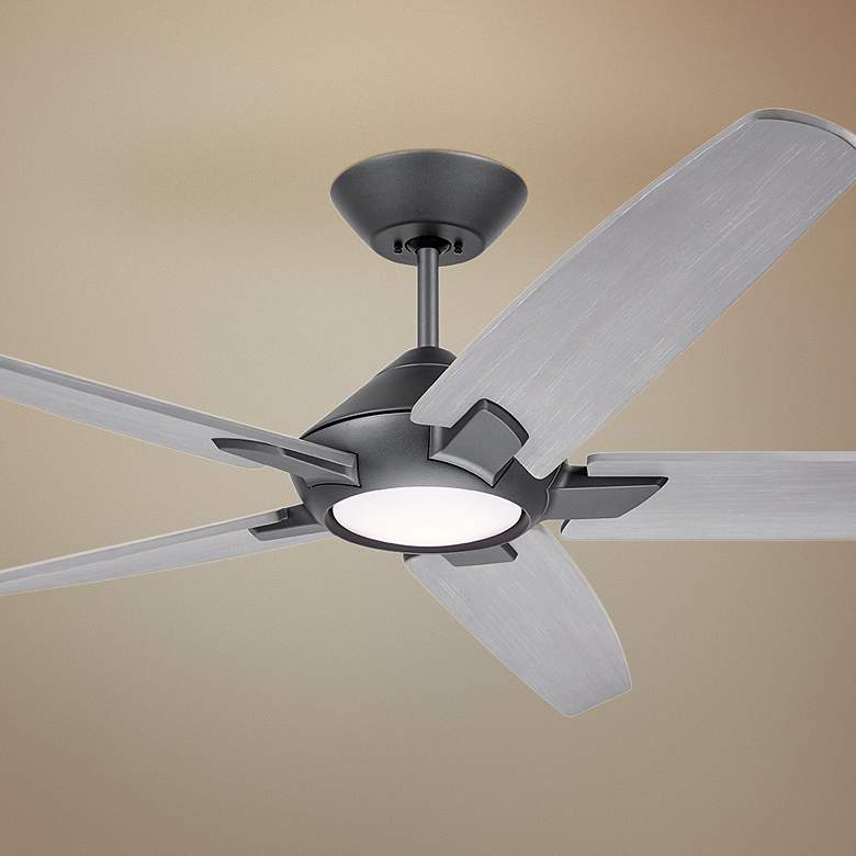 Image 1 60 inch Dorian Eco Graphite - Timber Gray LED Ceiling Fan