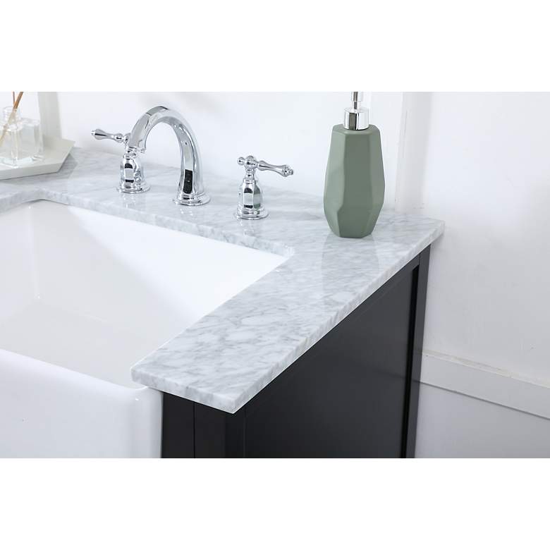 Image 6 60 Inch Double Bathroom Vanity In Black more views