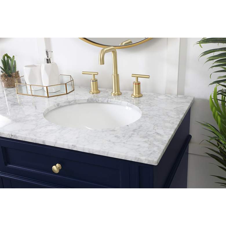 Image 5 60 Inch Double Bathroom Vanity In Blue more views