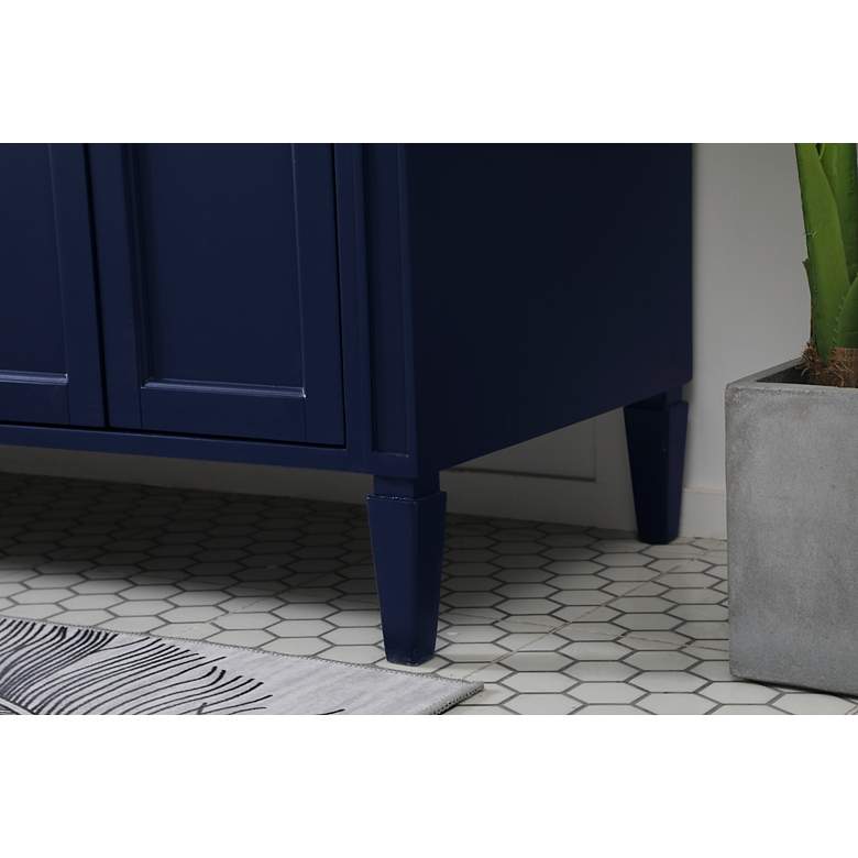 Image 6 60 Inch Double Bathroom Vanity In Blue more views