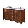 2_60 Inch Double Bathroom Vanity more views