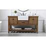 Thumbnail3 of 60 Inch Driftwood Single Sink Bathroom Vanity more views
