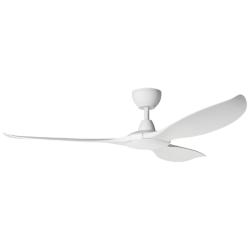 60" Eglo Mission Bay Matte White Ceiling Fan