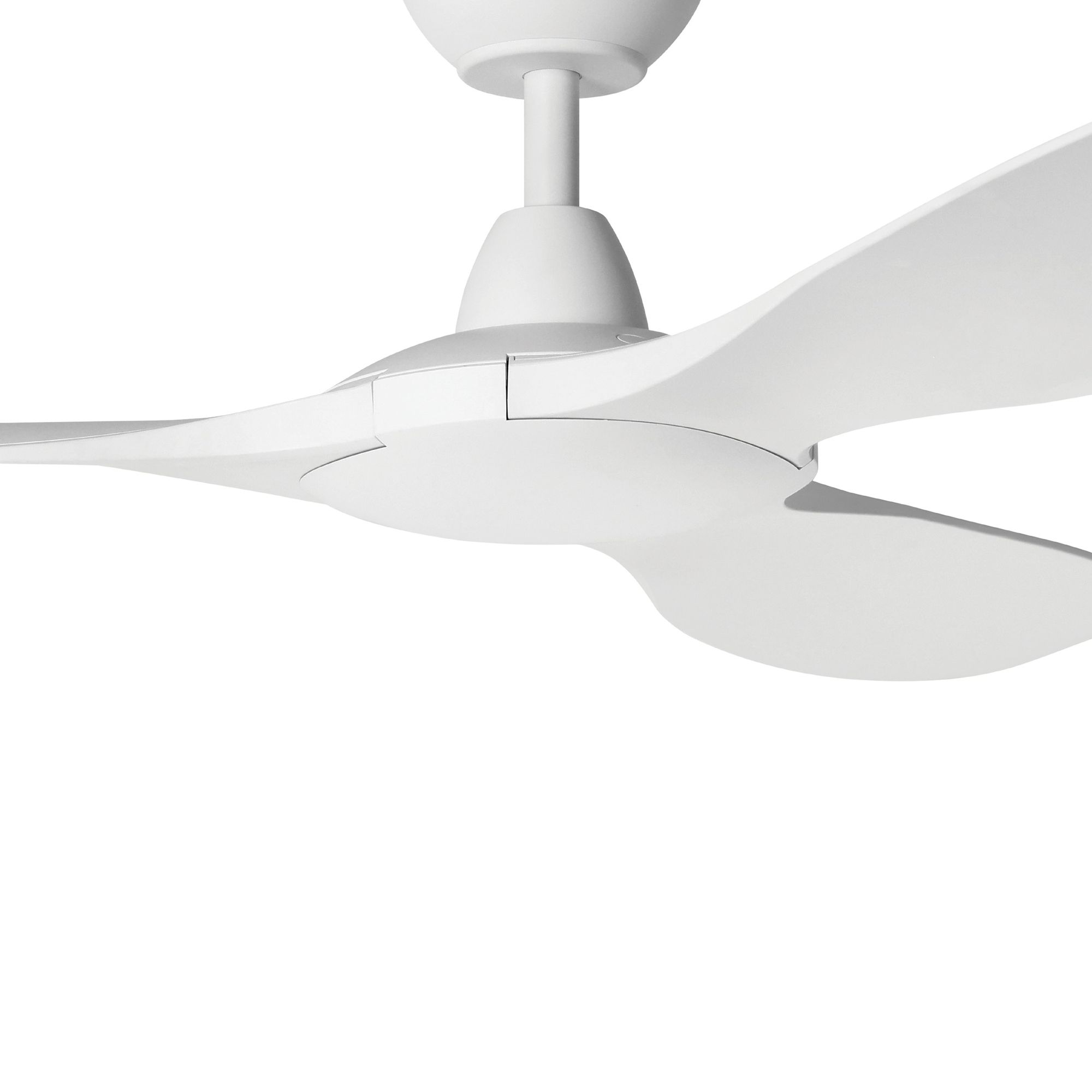 Image 2 60" Eglo Mission Bay Matte White Ceiling Fan more views