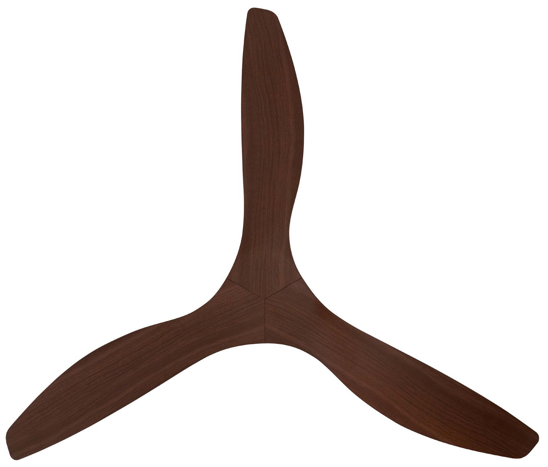 Image 3 60" Eglo Surfline Matte Black Ceiling Fan with Walnut Blades more views
