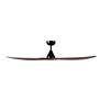 4_60" Eglo Surfline Matte Black Ceiling Fan with Walnut Blades more views