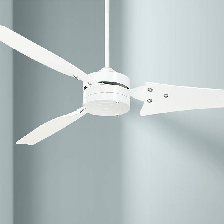 Image 1 60 inch Emerson Loft White Ceiling Fan