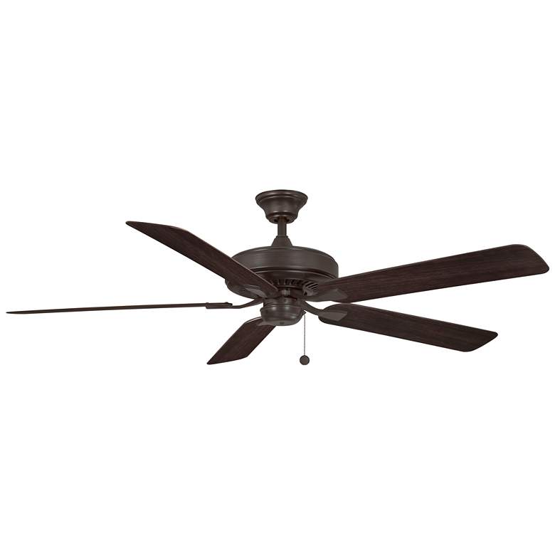 Image 1 60 inch Fanimation Edgewood Dark Bronze Outdoor Pull-Chain Ceiling Fan