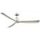 60" Fanimation Kute Brushed Nickel Ceiling Fan