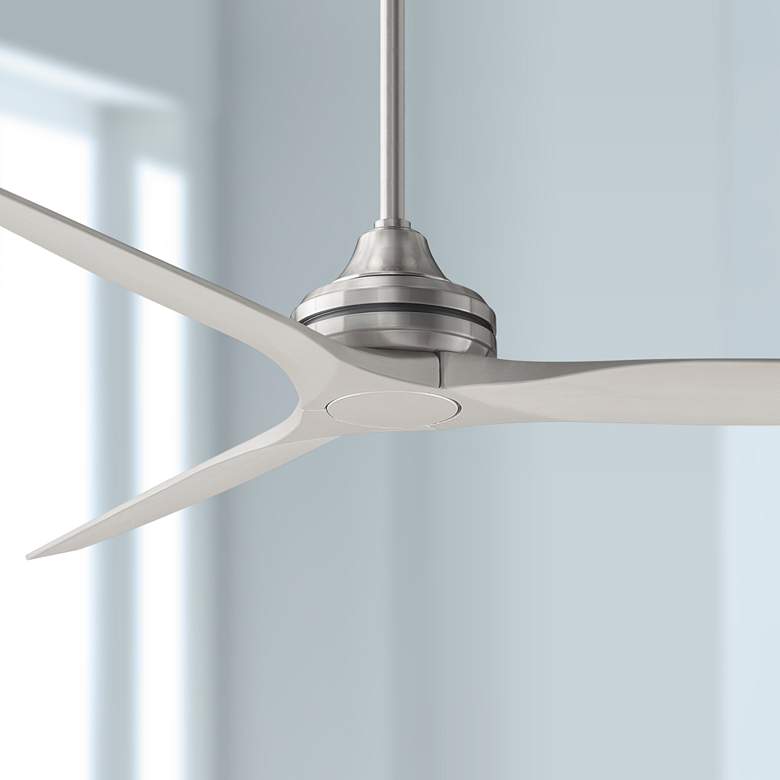 Image 1 60" Fanimation Spitfire Brushed Nickel Ceiling Fan