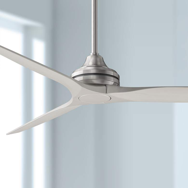 Image 1 60 inch Fanimation Spitfire Brushed Nickel Ceiling Fan