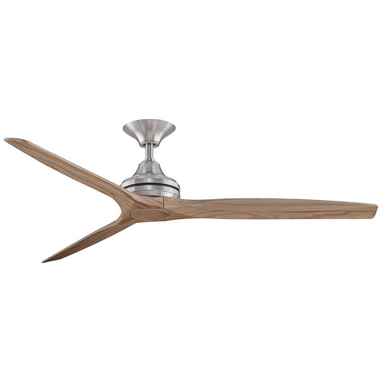 Image 1 60 inch Fanimation Spitfire Brushed Nickel - Natural Ceiling Fan