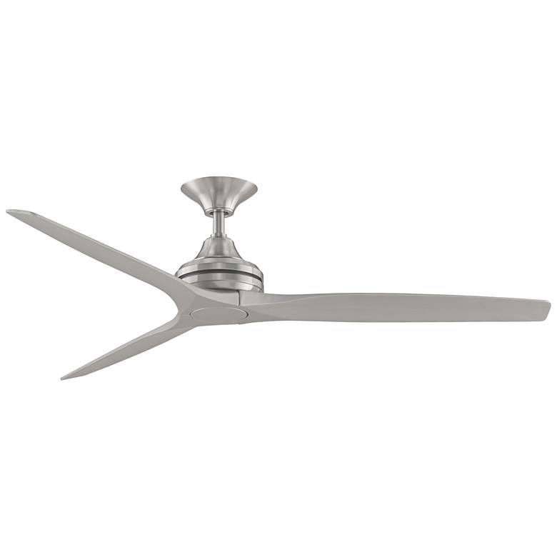 Image 2 60 inch Fanimation Spitfire Nickel Damp Rated Ceiling Fan with Remote
