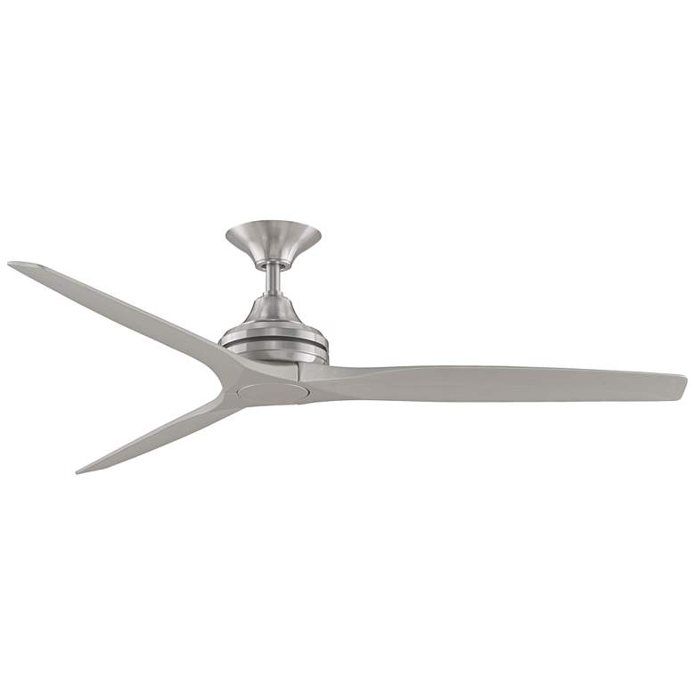 Image 2 60" Fanimation Spitfire Nickel Damp Rated Ceiling Fan with Remote