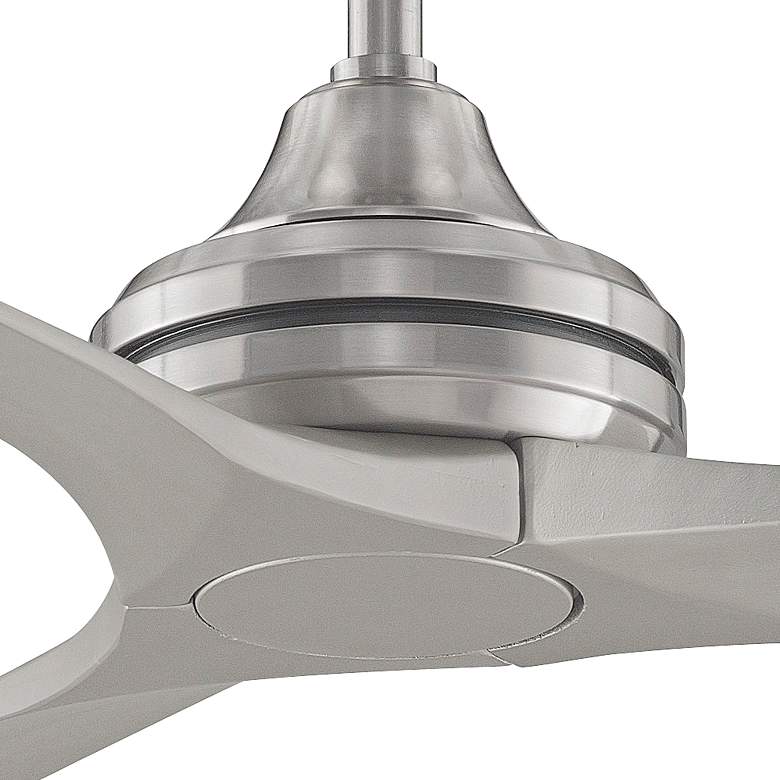 Image 3 60" Fanimation Spitfire Nickel Damp Rated Ceiling Fan with Remote more views