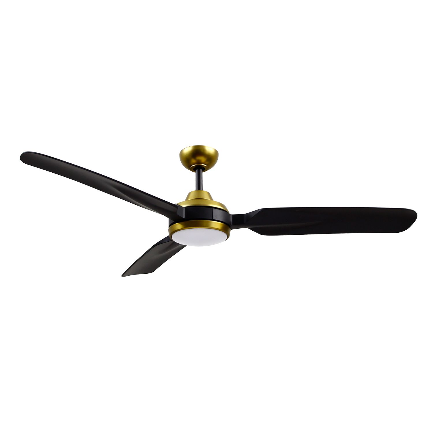 Image 5 60" Fremont Brushed Gold and Black LED Ceiling Fan more views