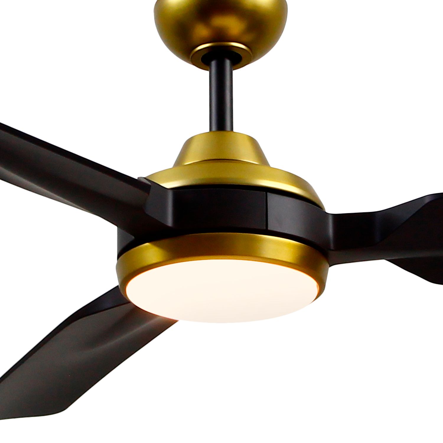 Image 6 60" Fremont Brushed Gold and Black LED Ceiling Fan more views