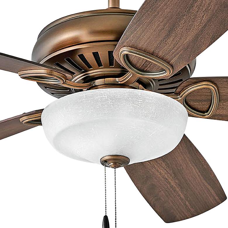 Image 3 60" Gladiator Illuminated Antique Copper LED Ceiling Fan more views