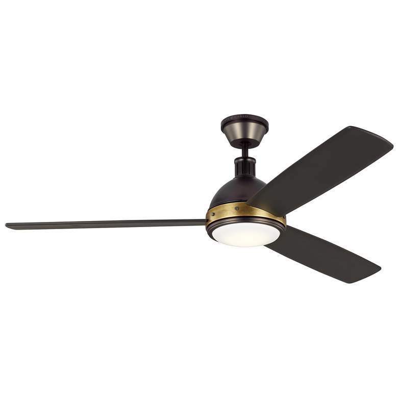 Image 1 60" Hicks Deep Bronze LED Ceiling Fan